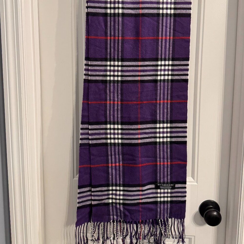 Burberry Cashmere scarf oxblood